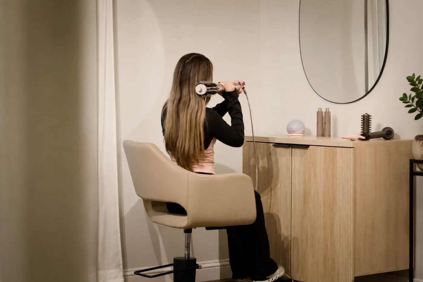 Head spa treatment session at GAIA Alpharetta