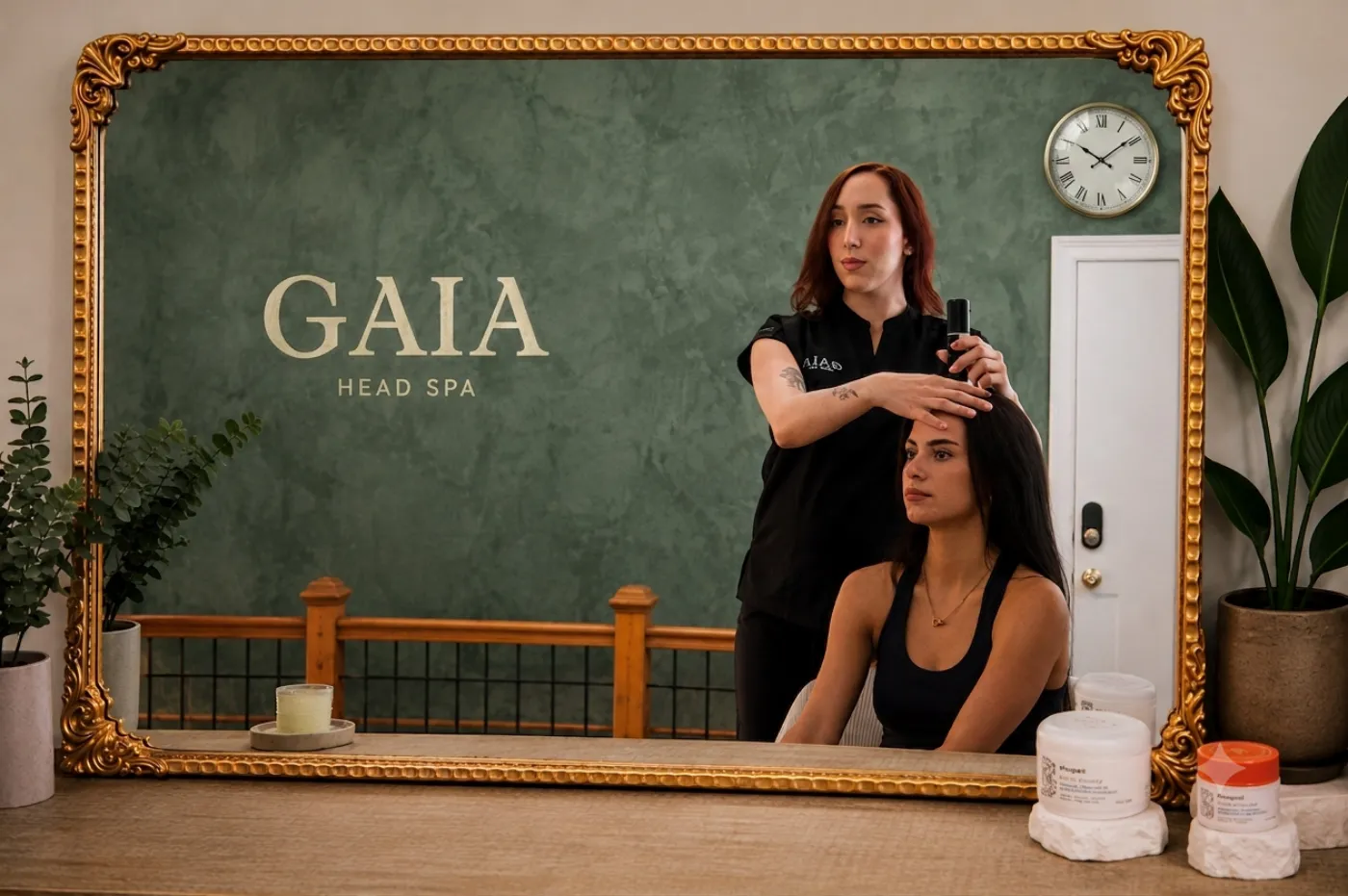 Scalp analysis at GAIA Head Spa Alpharetta